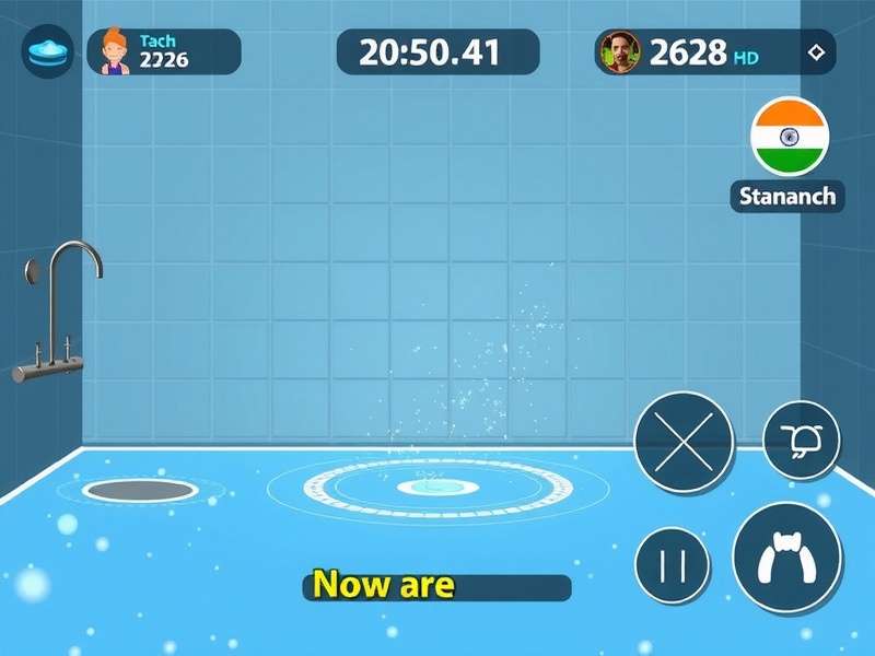 Shower Showdown controls and interface